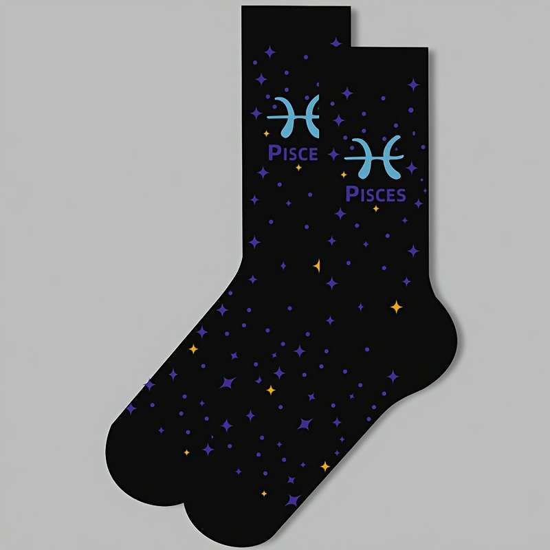 1 Pair Virgo  One Size Socks