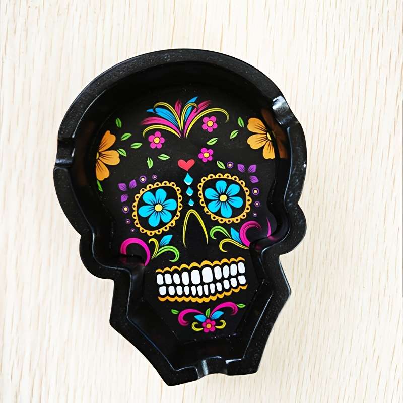 1pc Creative Skull-Shaped Ashtray for Easter Decoration