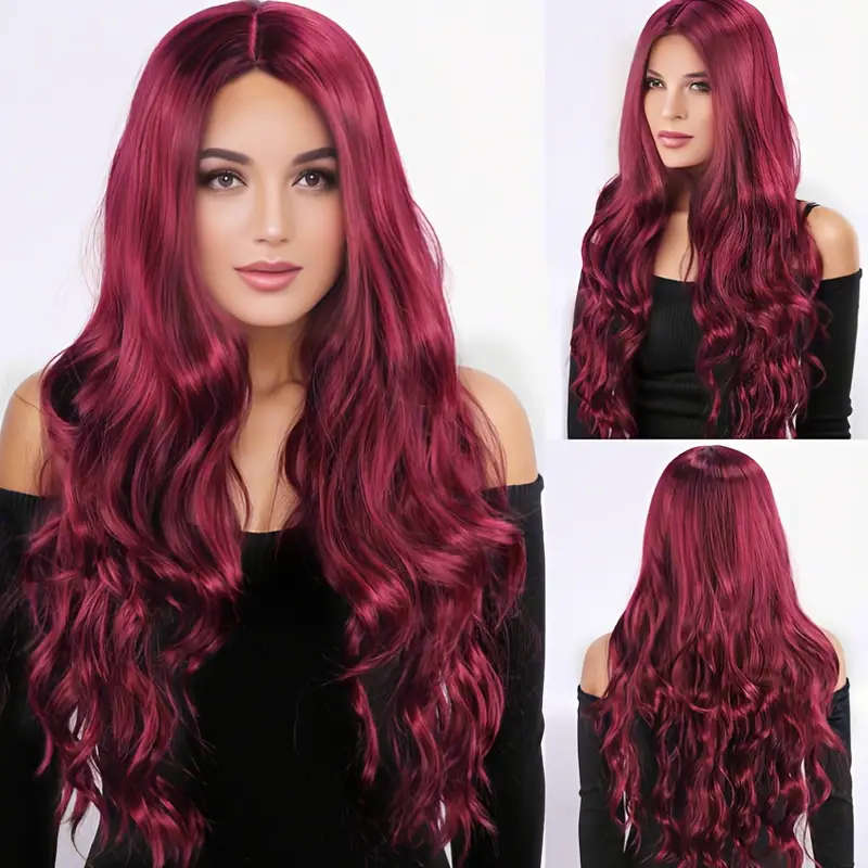 Women's Bright Red Curly Wig