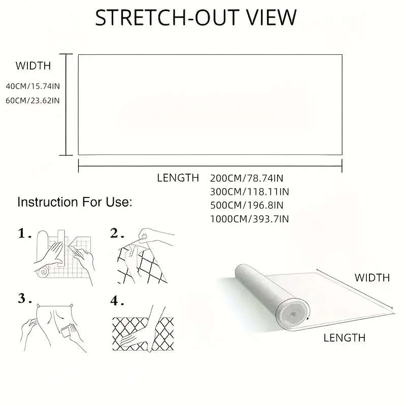 Glass Sticker With Adhesive Backing 40cm*2m