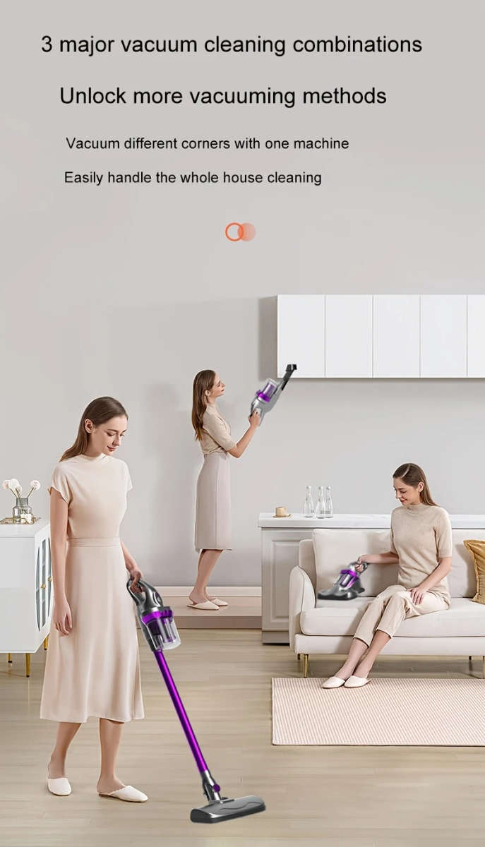 1 Cordless Vacuum Cleaner With Usb Charging