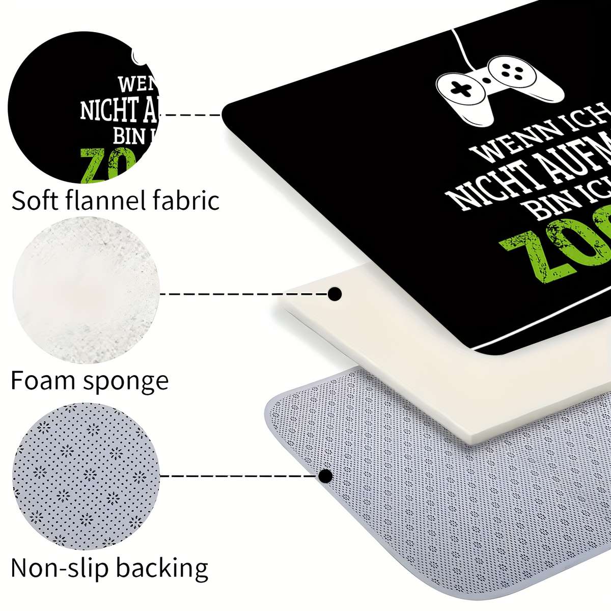 1Pc 15.7x23.6inch 40x60cm Floor Mat