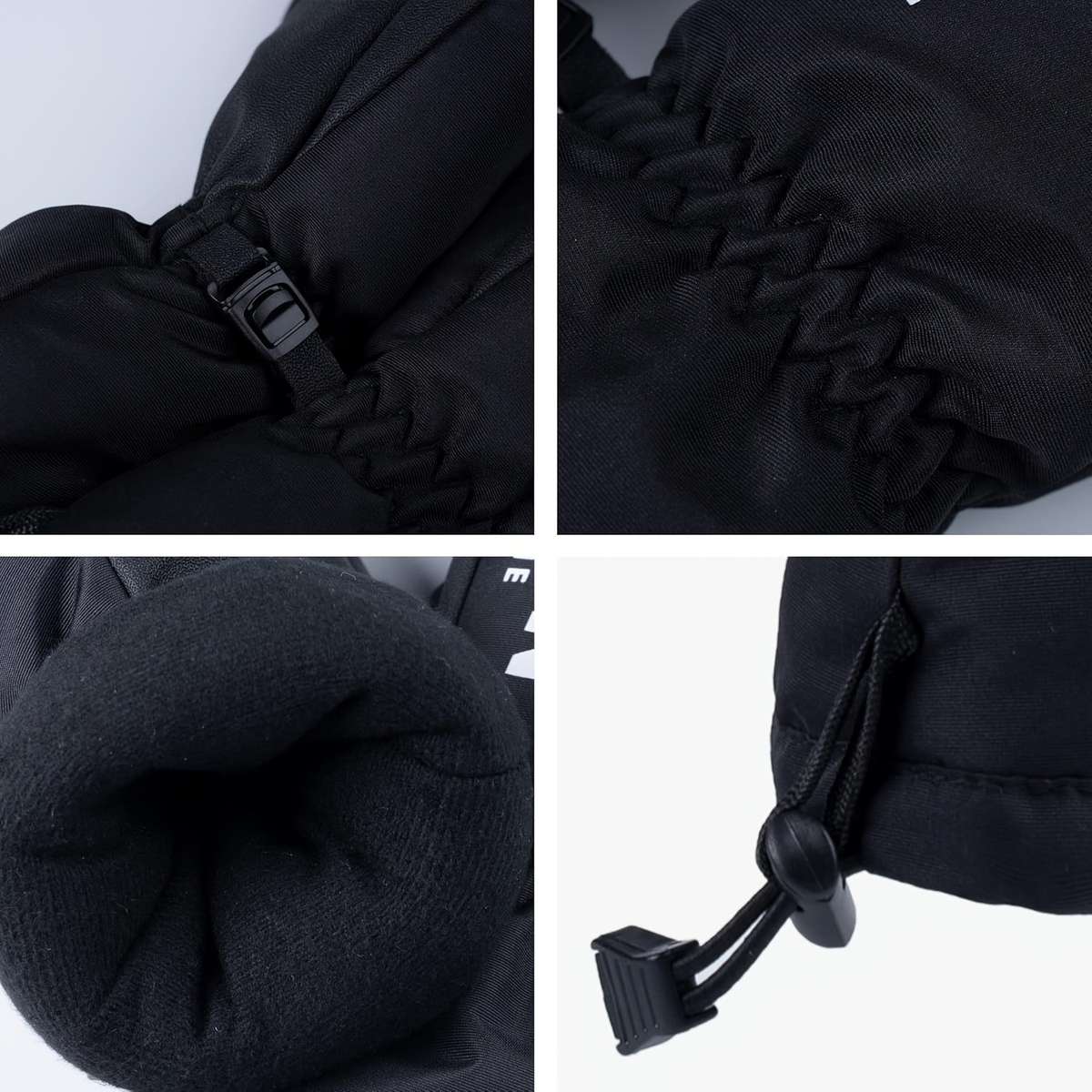 1 Pair Black Size L Warm Gloves