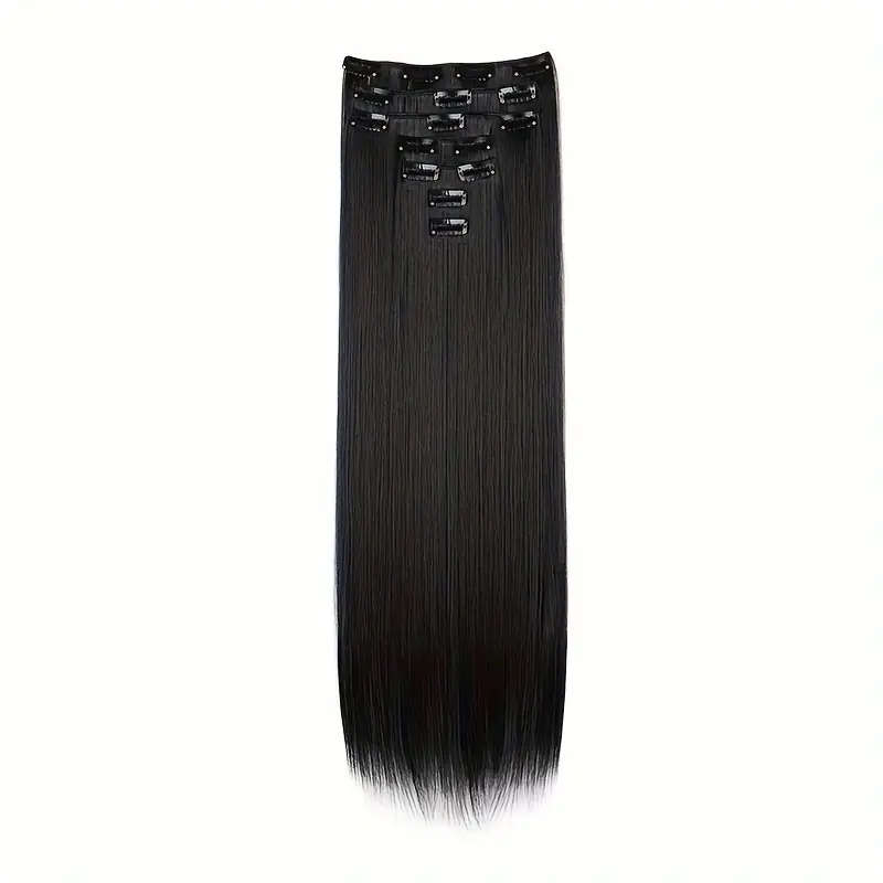 Versatile Long Straight Synthetic Hairpiece for Women