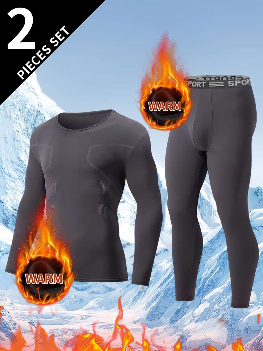 Thermal Underwear Color Dark Gray Sizes