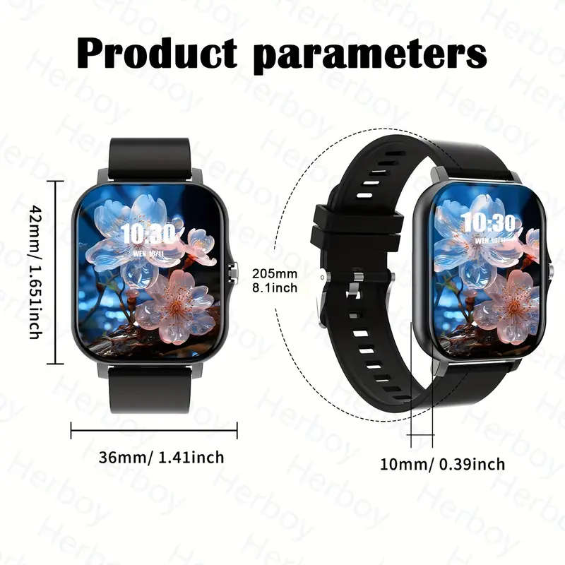 Smart Watch with Wireless Calling Dialing Multiple Sports Modes Call Alerts SMS Notifications App