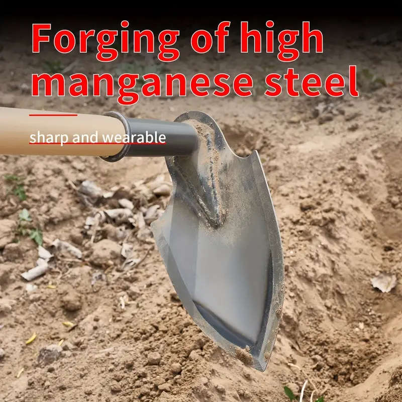 Metal Trumpet-Shaped Farm Hoe