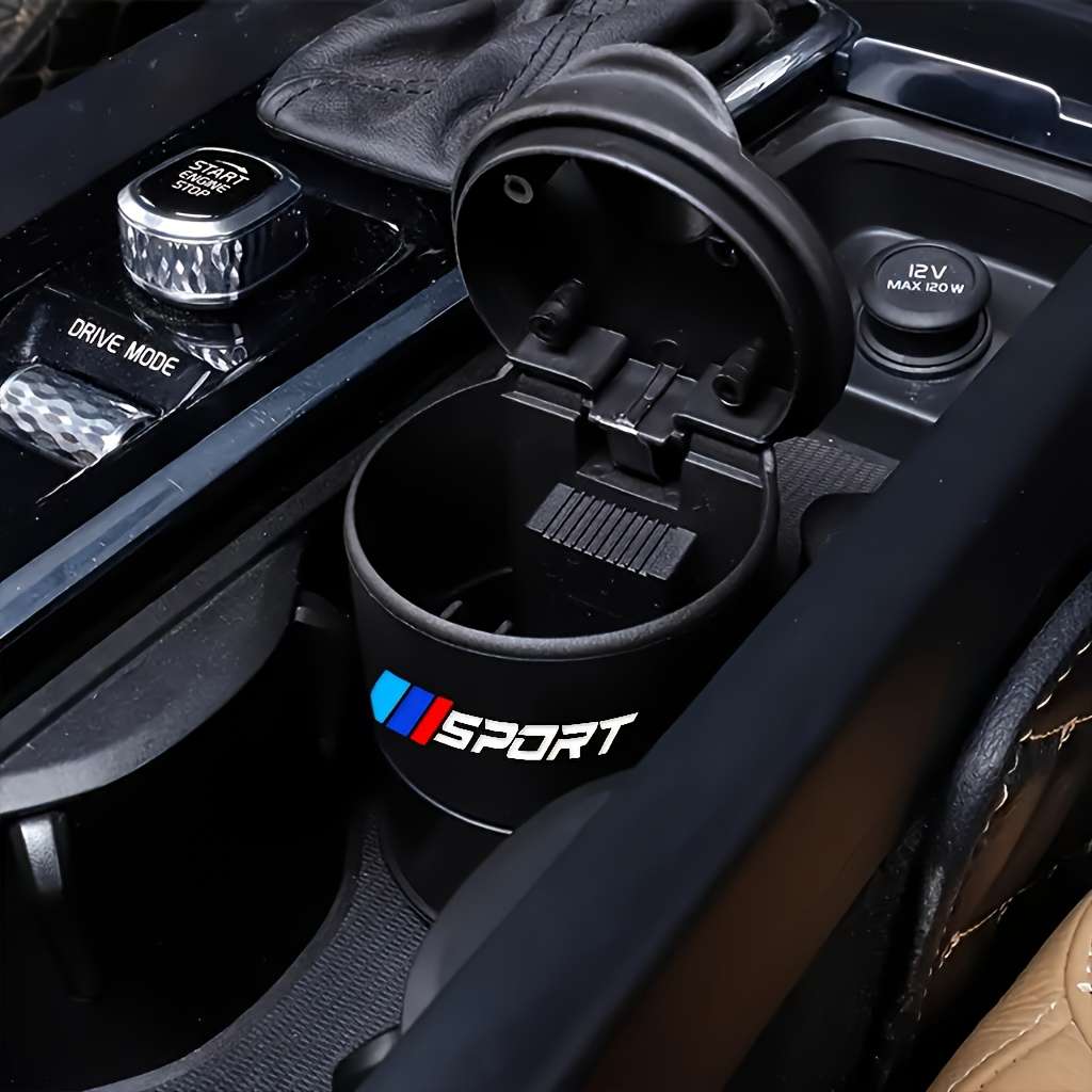 One Portable Universal Car Ashtray Designed for BMW Models 1 3 5 7 And X5 Featuring High T