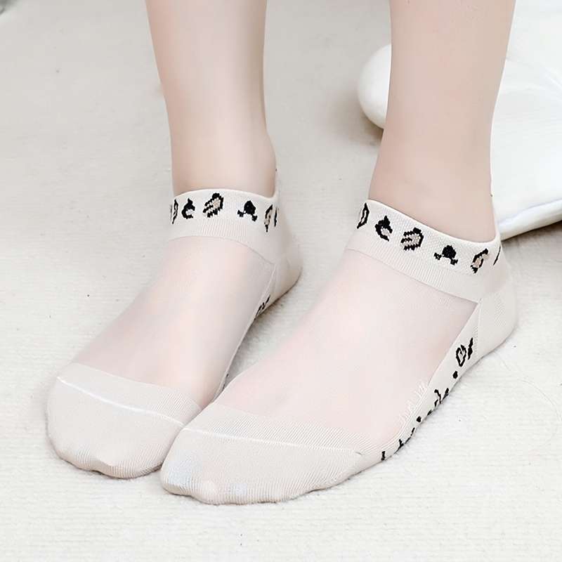 5 Pairs Mixed Color One Size High Elastic Socks