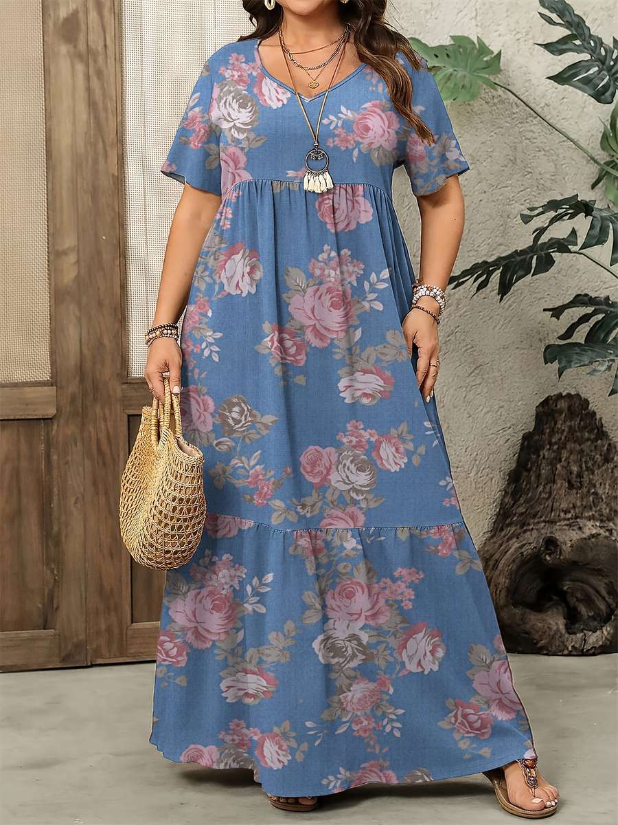 Women S Dress Color Multicolor Size 5Xl