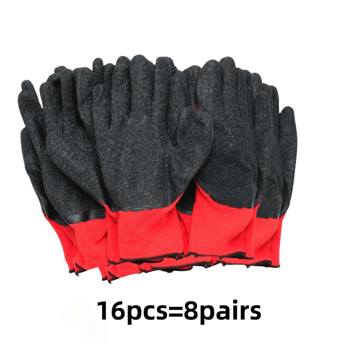 8 Pairs Multi Purpose Work Gloves