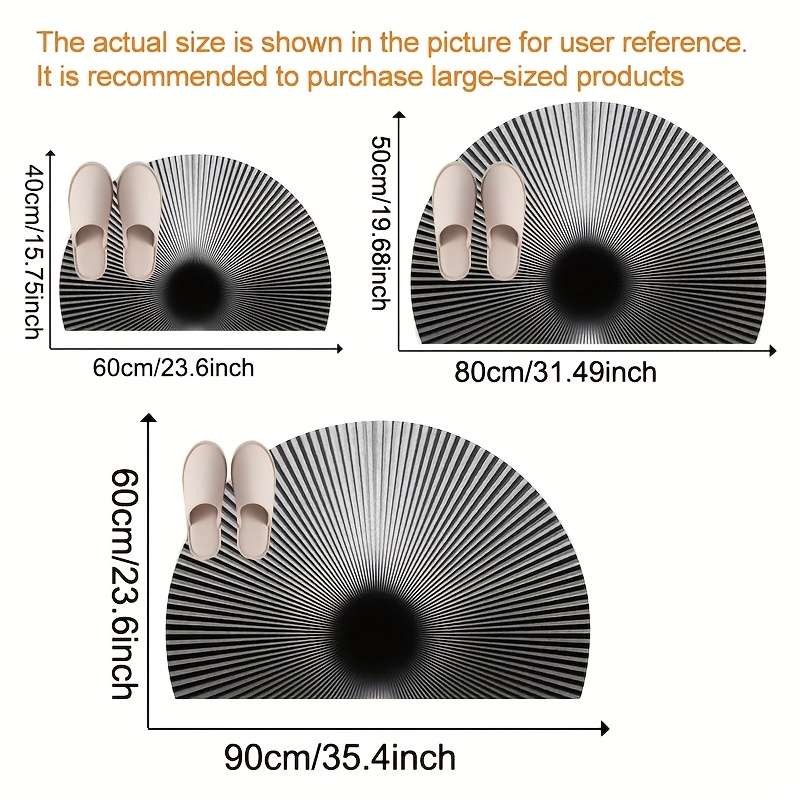 1Pc 60x90cm Floor Mat