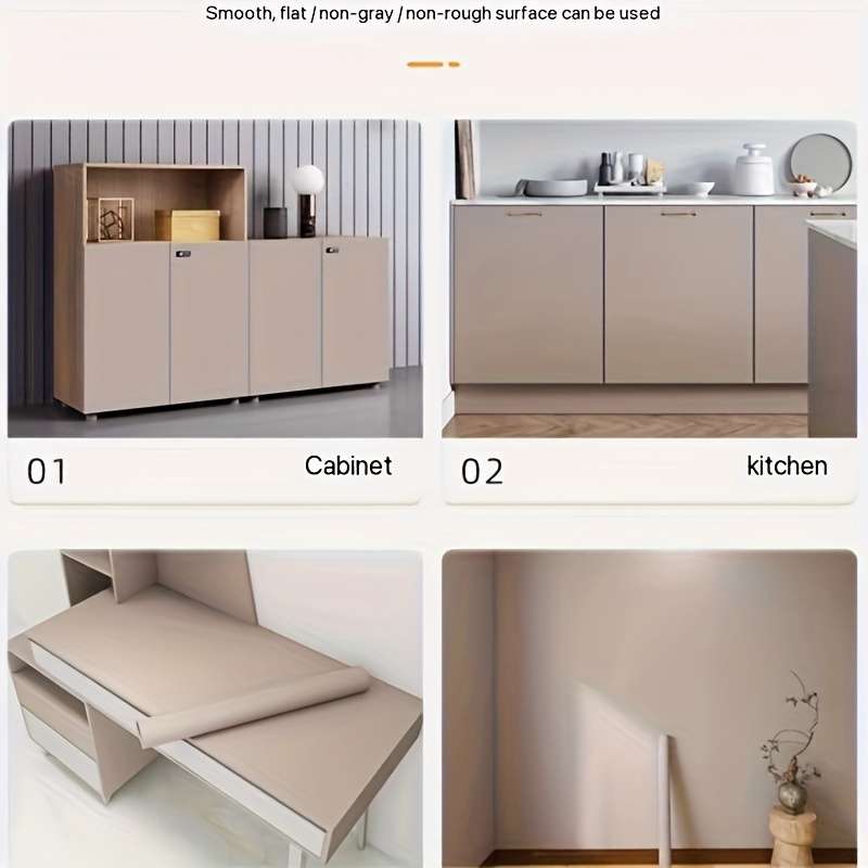1PC Wall StickersSmoky Gray60cmX3m 23.62X118.11in