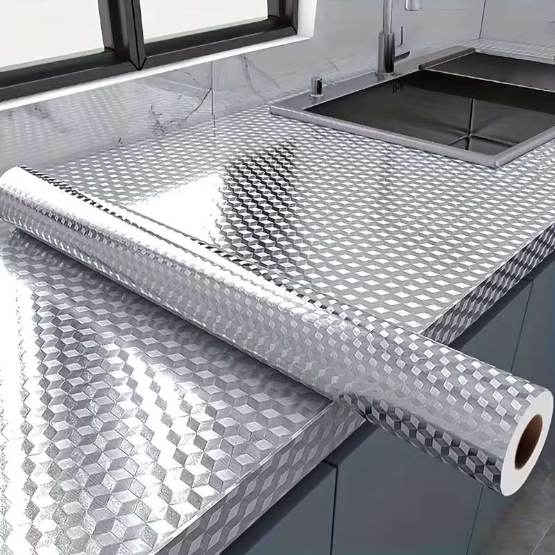 Waterproof and oil-resistant aluminum foil stickers