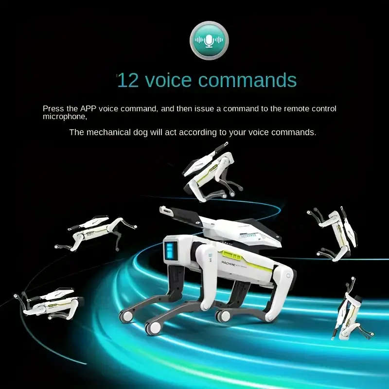 Smart AI Intelligent Dog Robot with Voice Command
