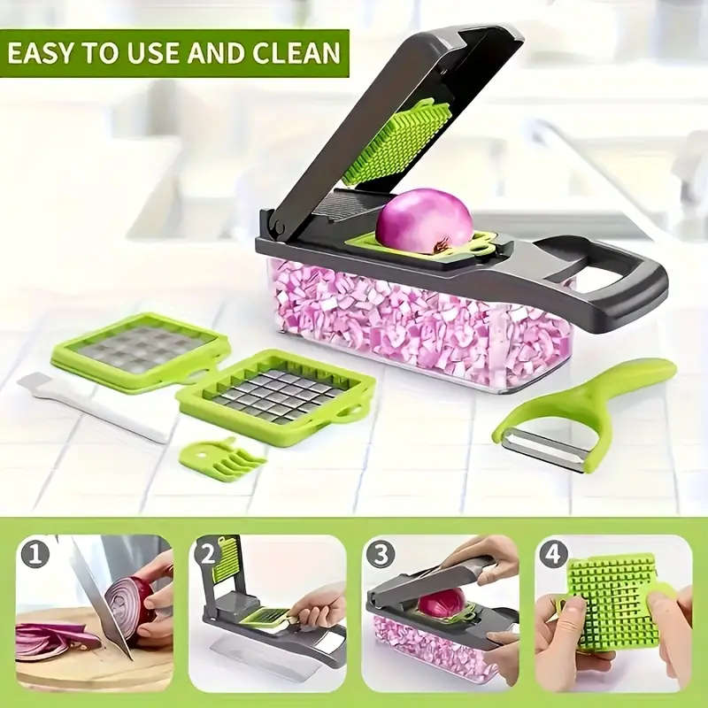 16pcs Set Vegetable Chopper