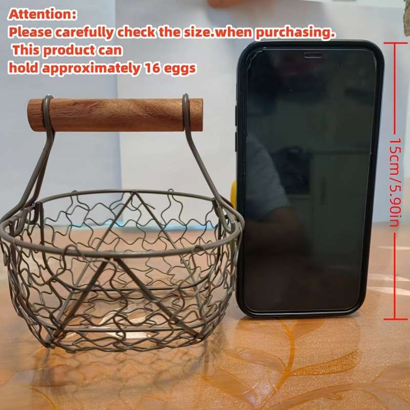 Rustic Farmhouse Style Egg Basket