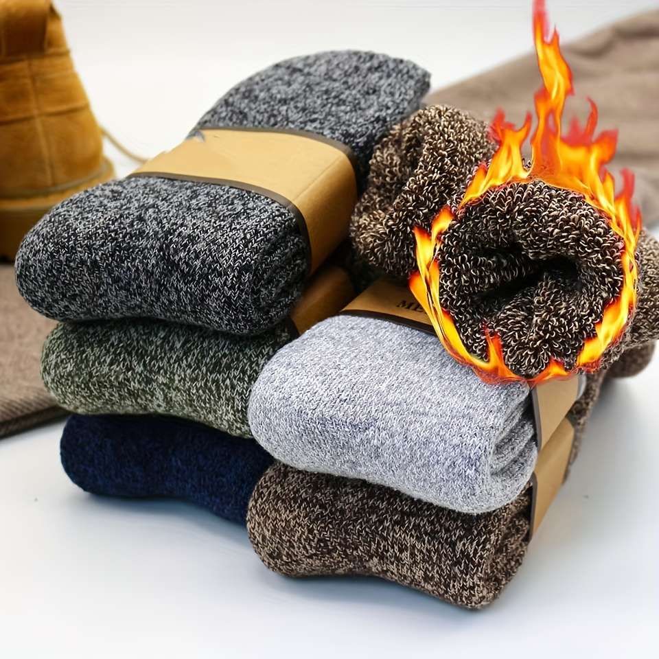 Sock 5Pairs Gray One Size