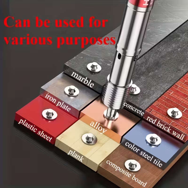 1 Set Multi-Function Mini Nail Gun, 5-Speed Adjustable Household Tool