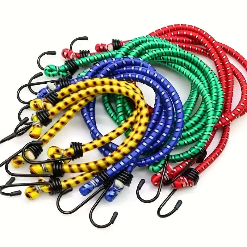 5 pcs Elastic Lashing Rope With Double Hook