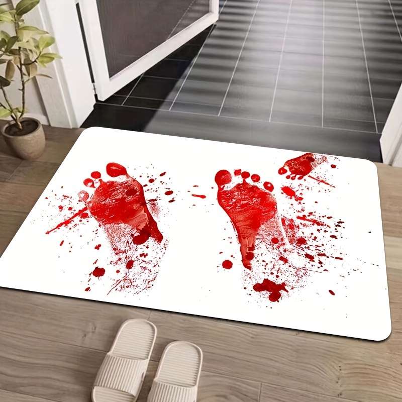 1Pc White 15.7x23.62inch 40x60cm Floor Mat