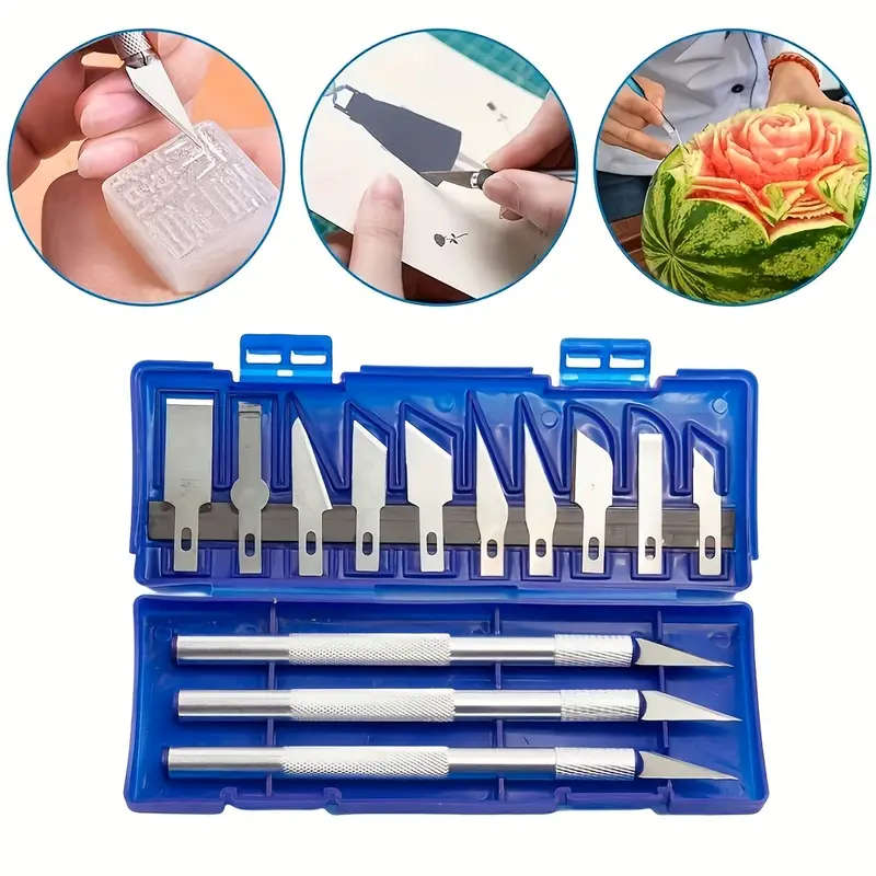 13pcs carving knife set