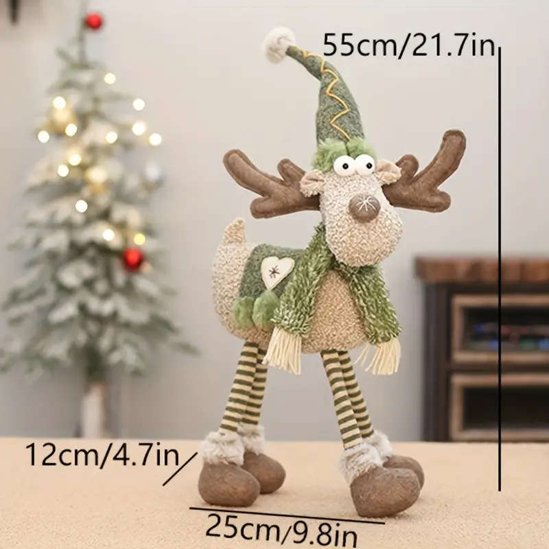 1 Festive Reindeer Figurine
