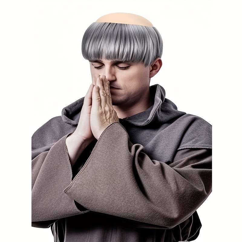 1Pc Grey Fashion Design Wig