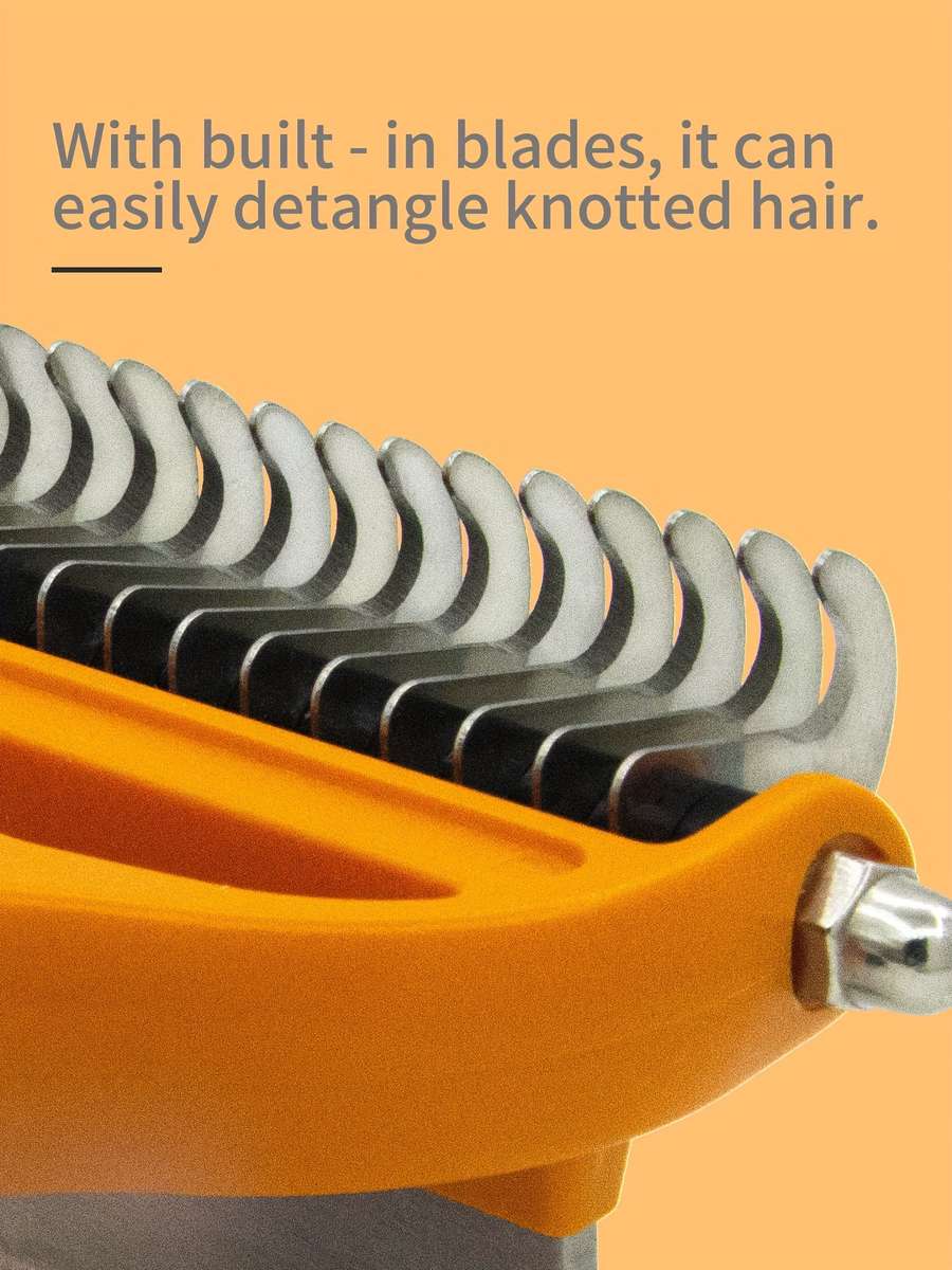 1pc Purple Large Pet Comb