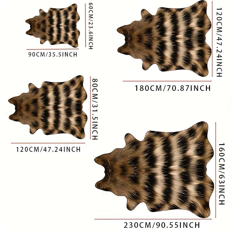 1Pc 160x230cm 63x90.55inch Floor Mat