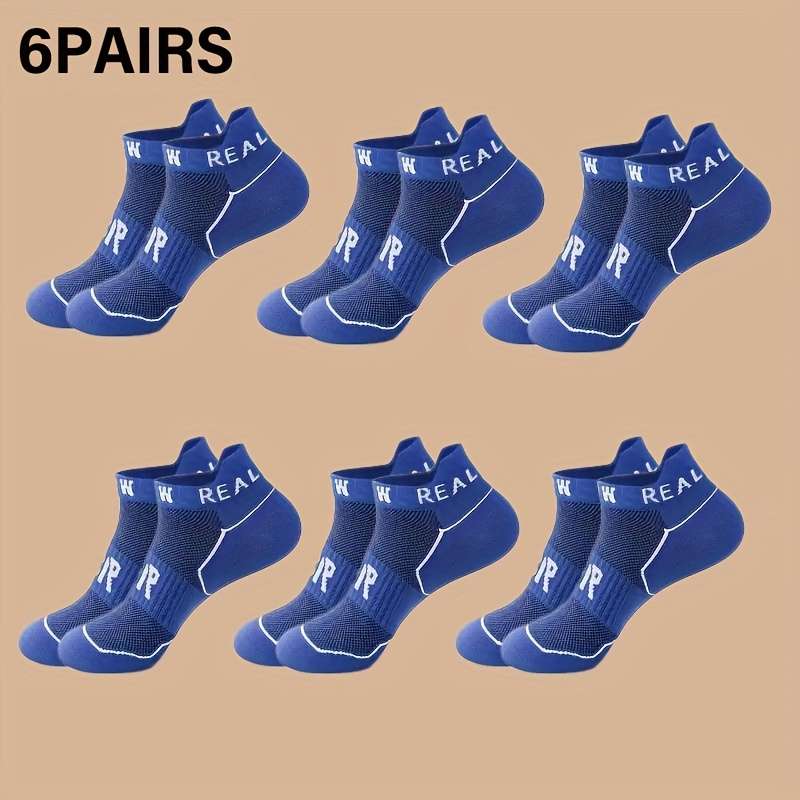 6 Pairs White One Size High Elastic Socks