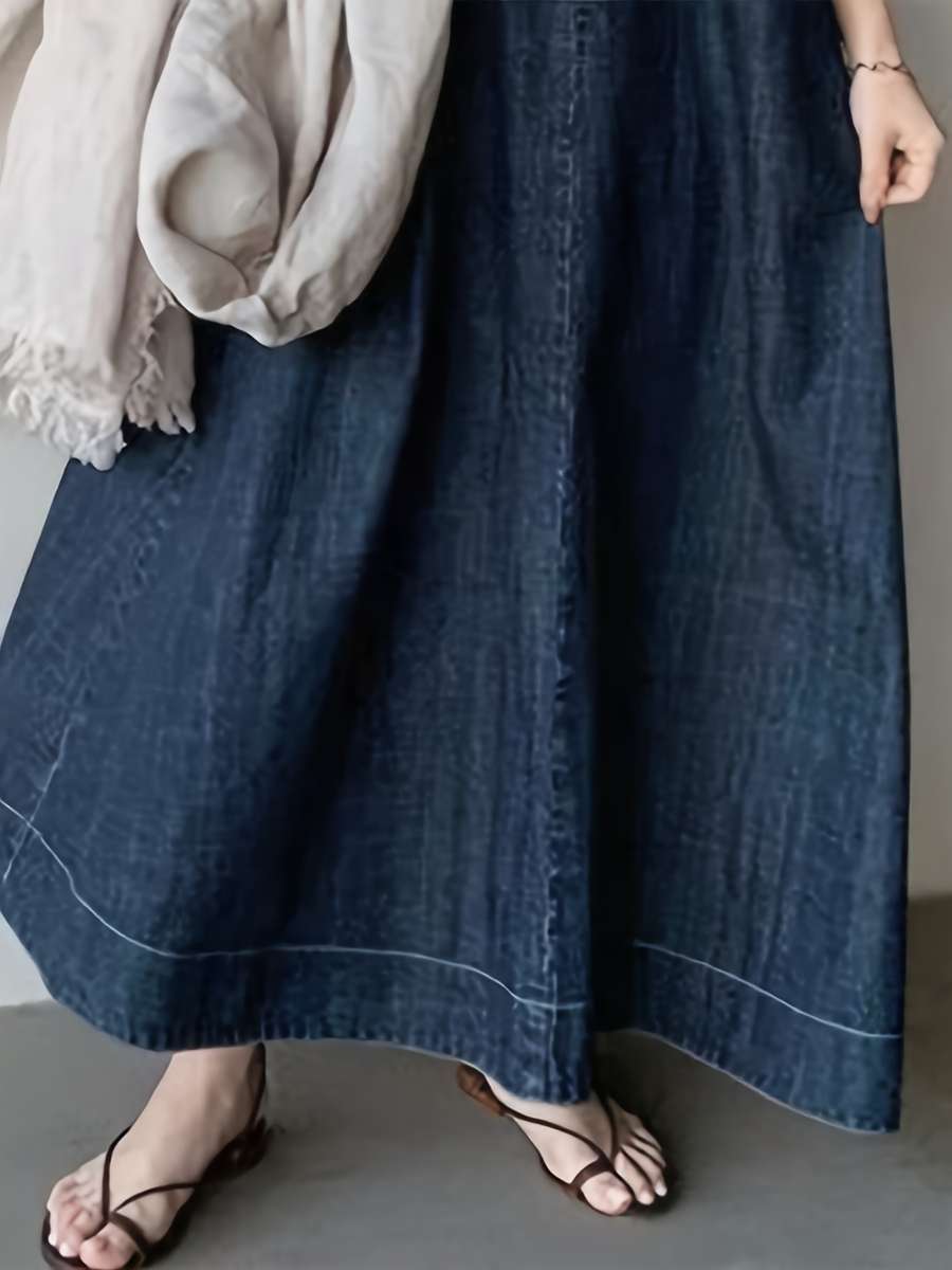 Women S Dress Color Dark Blue Size 5Xl