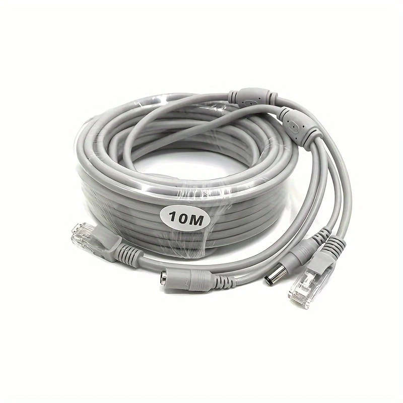 10M Surveillance Camera Extension Cable 8-Pin Pcie Connector Female To Male Power+Data