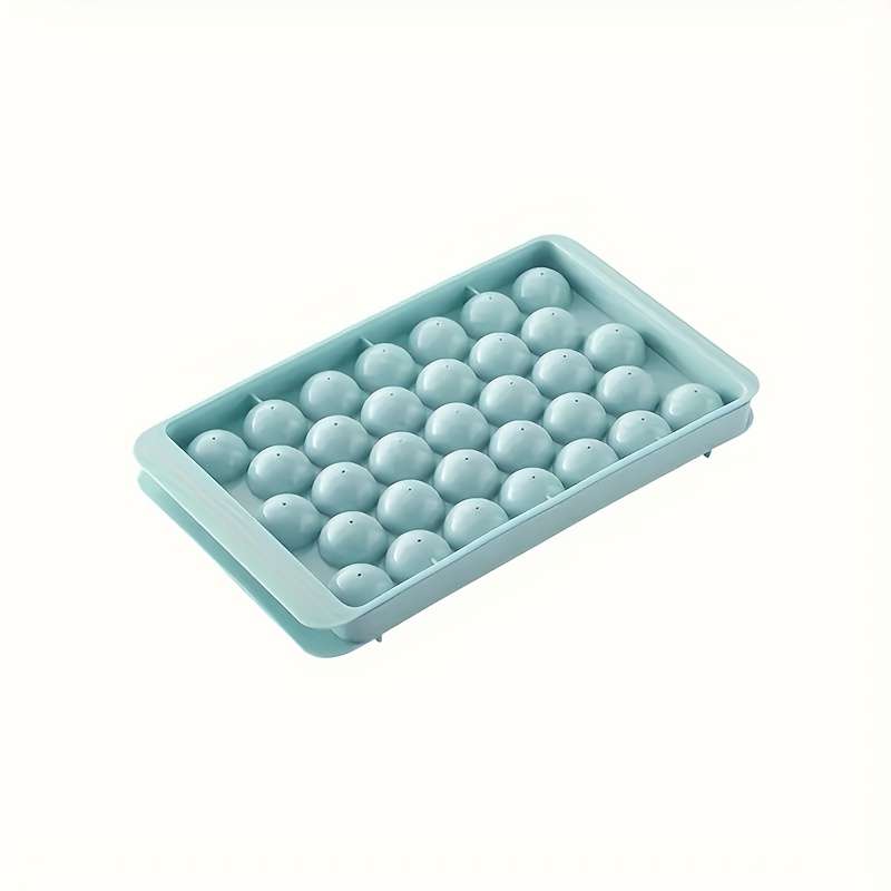 33 Cavity Round Silicone Ice Cube Tray Food Grade