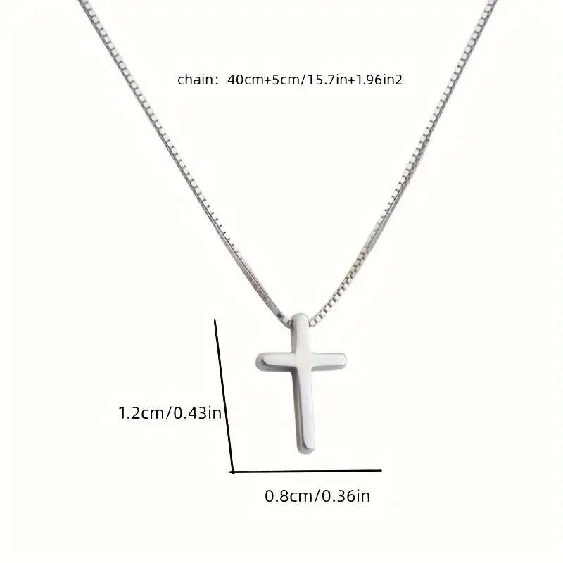Cross Pendant with Necklace