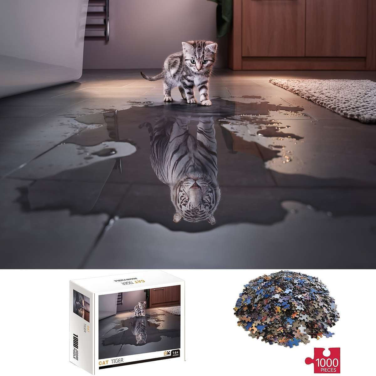 1000 Piece Paper Jigsaw Puzzle For Adults