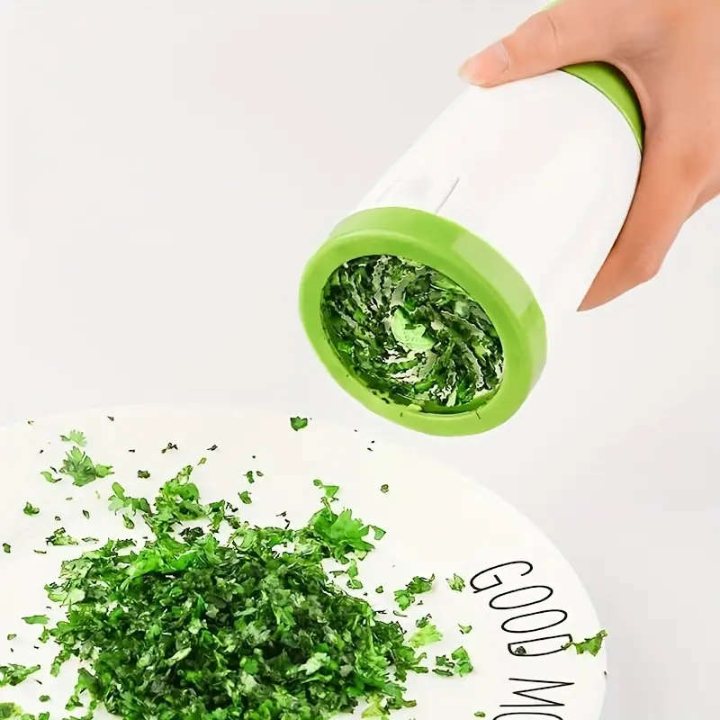 Manual Herb & Vegetable Chopper Grinder - Quick Chopping for Parsley, Cilantro, Carrots, Zucchini