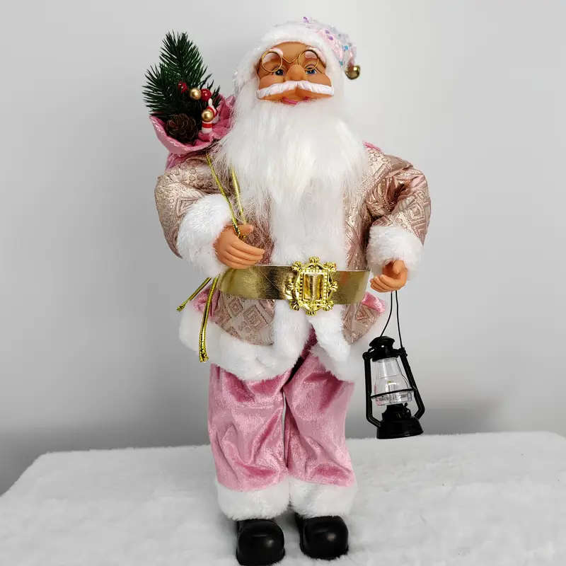 Santa Claus Standing Doll  Red