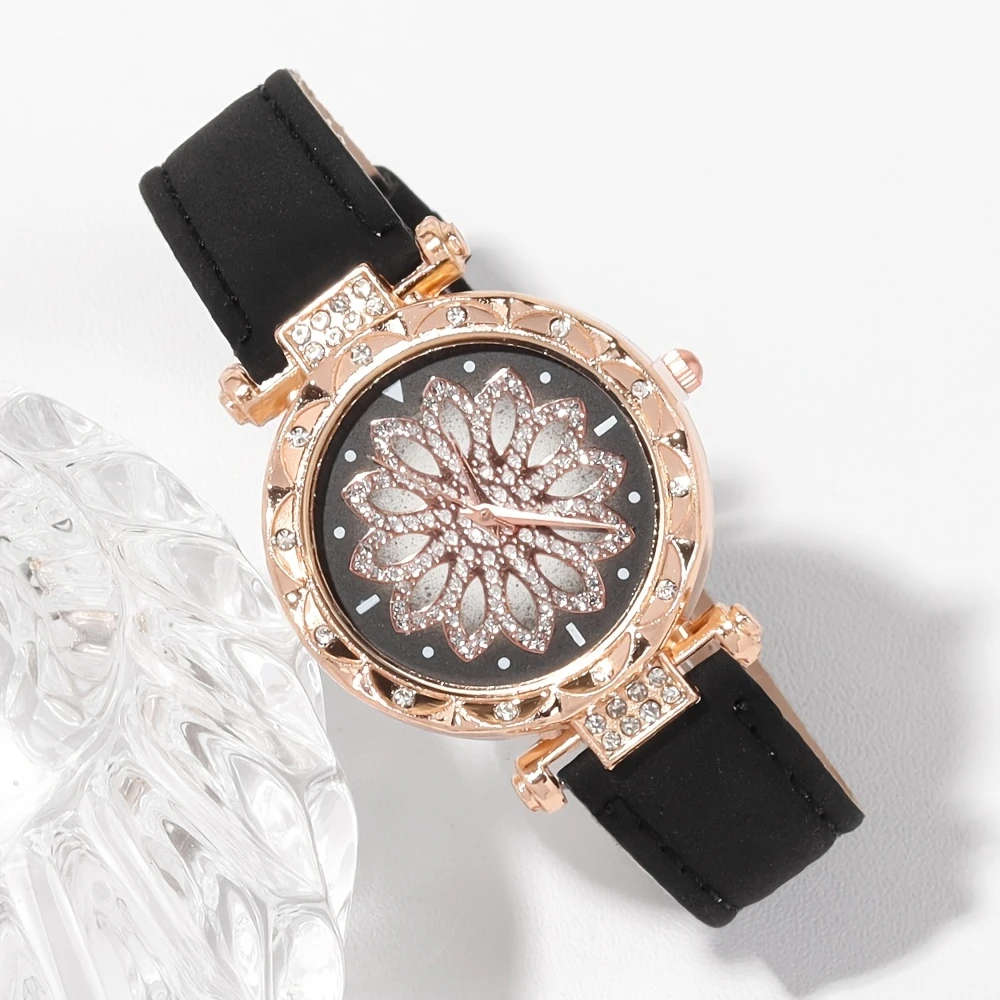 4pcs set Men and Women Couple Watch Casual Quartz Watch Bracelet Watch Set Color Sent Randomly