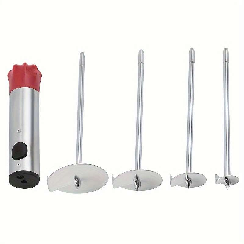 4pcs Stainless Steel Fruit Vegetable Corer Set Quick Peel Separate Core Tool for Kitchen
