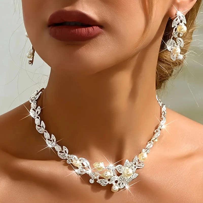 Imitation Pearl Necklace Jewelry
