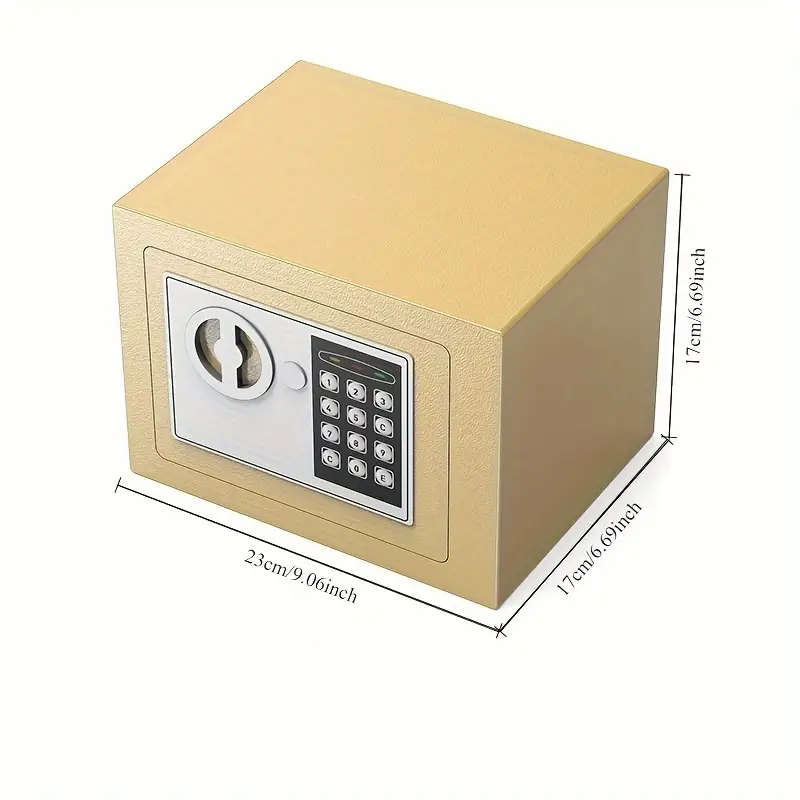 Fireproof Small Safe Digital Electronic Security Safe With Key