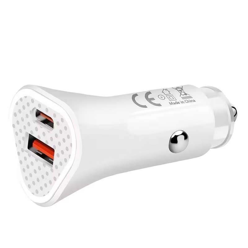 3.1A Fast Charging Dual Port USB Charger Car Cigarette Lighter Adapter