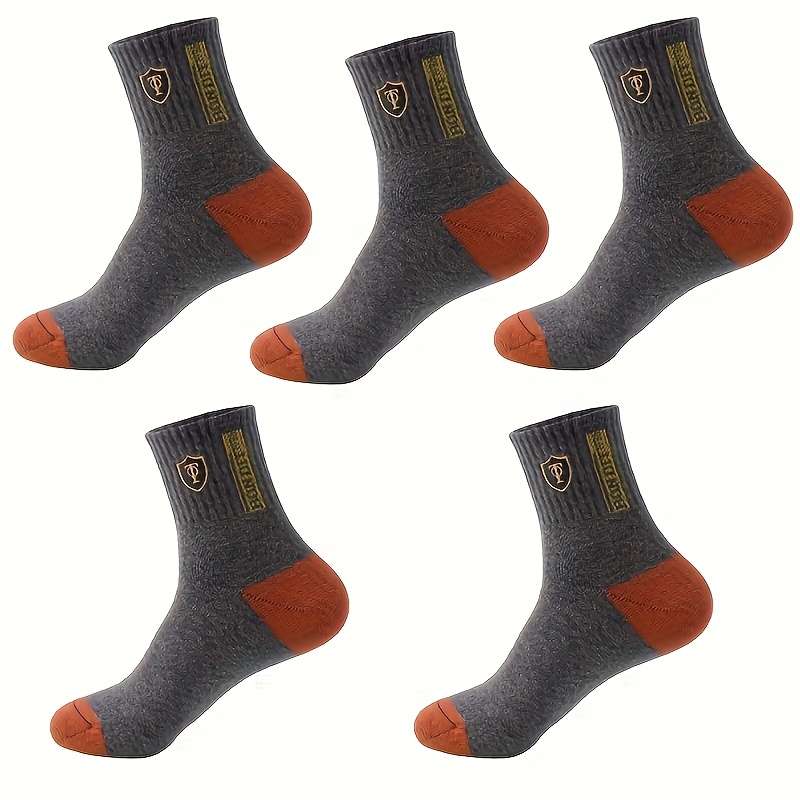 5 Pairs Mixed Color One Size High Elastic Socks