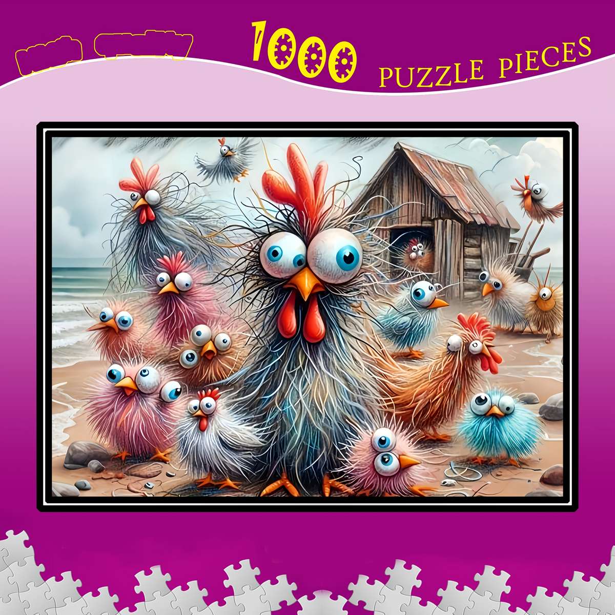 1000 Piece Paper Jigsaw Puzzle For Adults