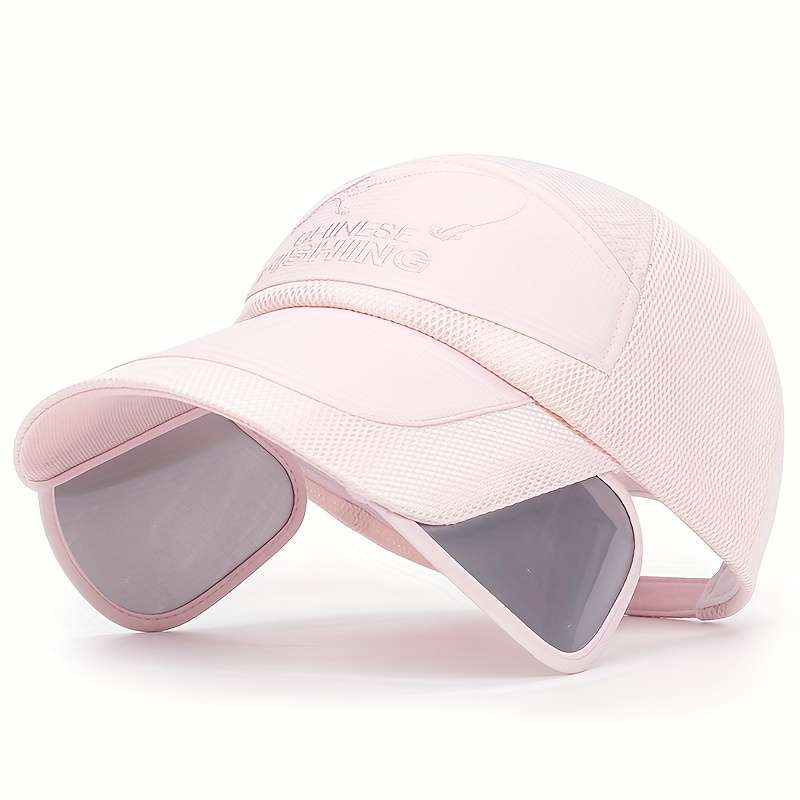 Outdoor Casual Baseball Cap with Adjustable Brim Women'S Knit Fabric Lightweight All-Se