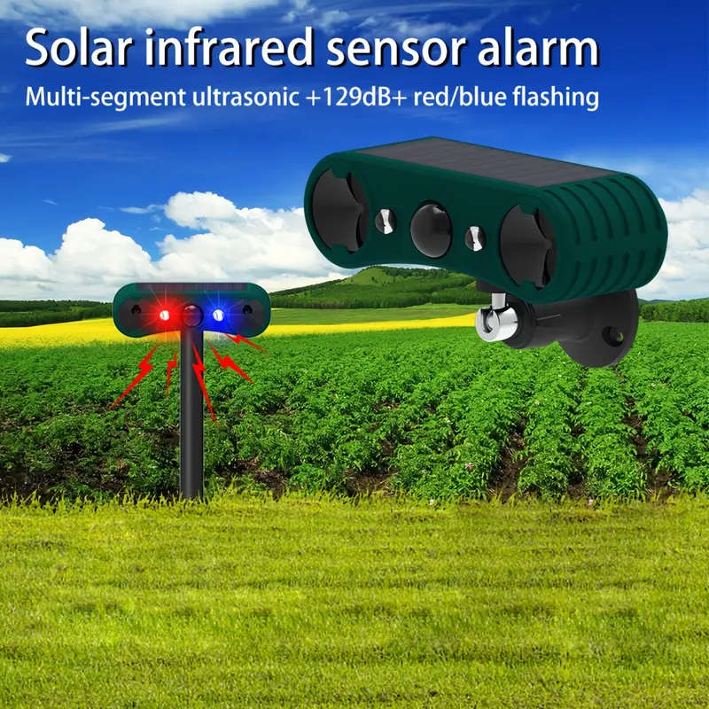 Solar Powered Motion Sensor Alarm