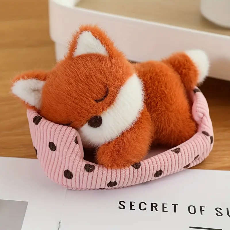 1pc Cute Animal And Bird Nest Plush Toy Pig
