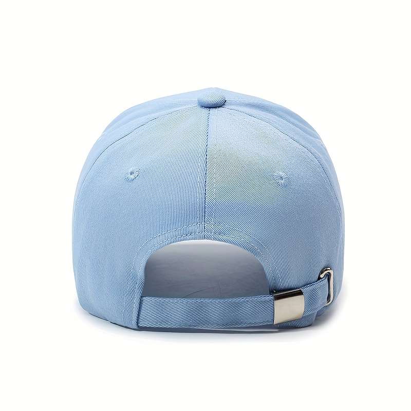 Adjustable Lightweight Baseball Cap For Sun Protection Featuring A 3D Anchor Embroidery Suita
