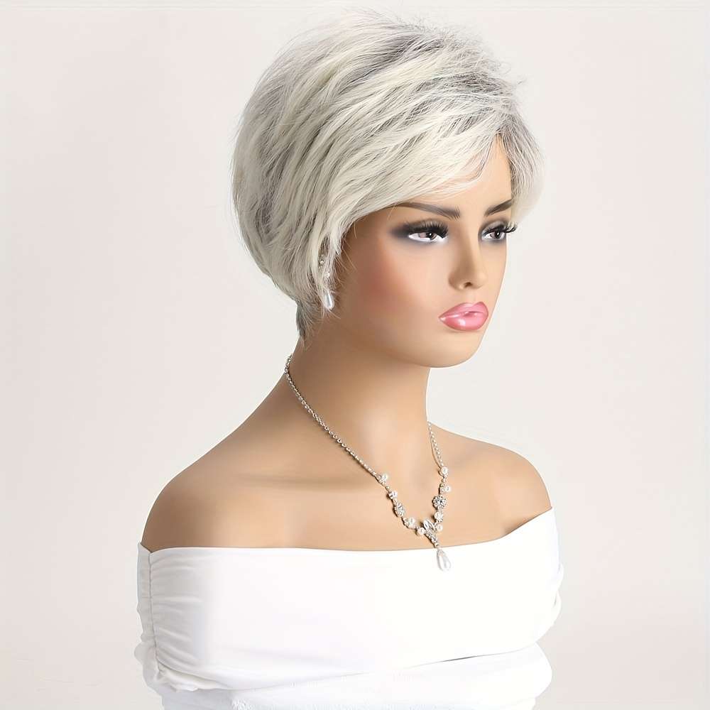 Purple 25.4cm Fashion Design Wig